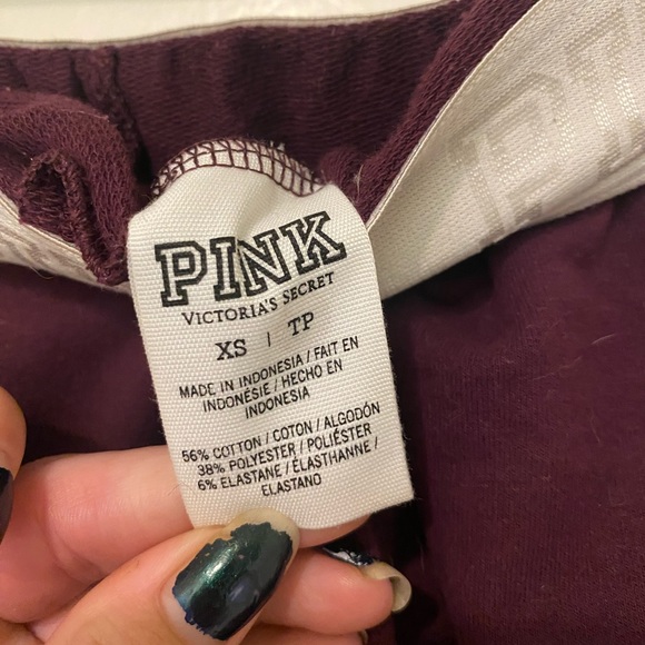 Maroon PINK joggers size XS - Picture 5 of 8